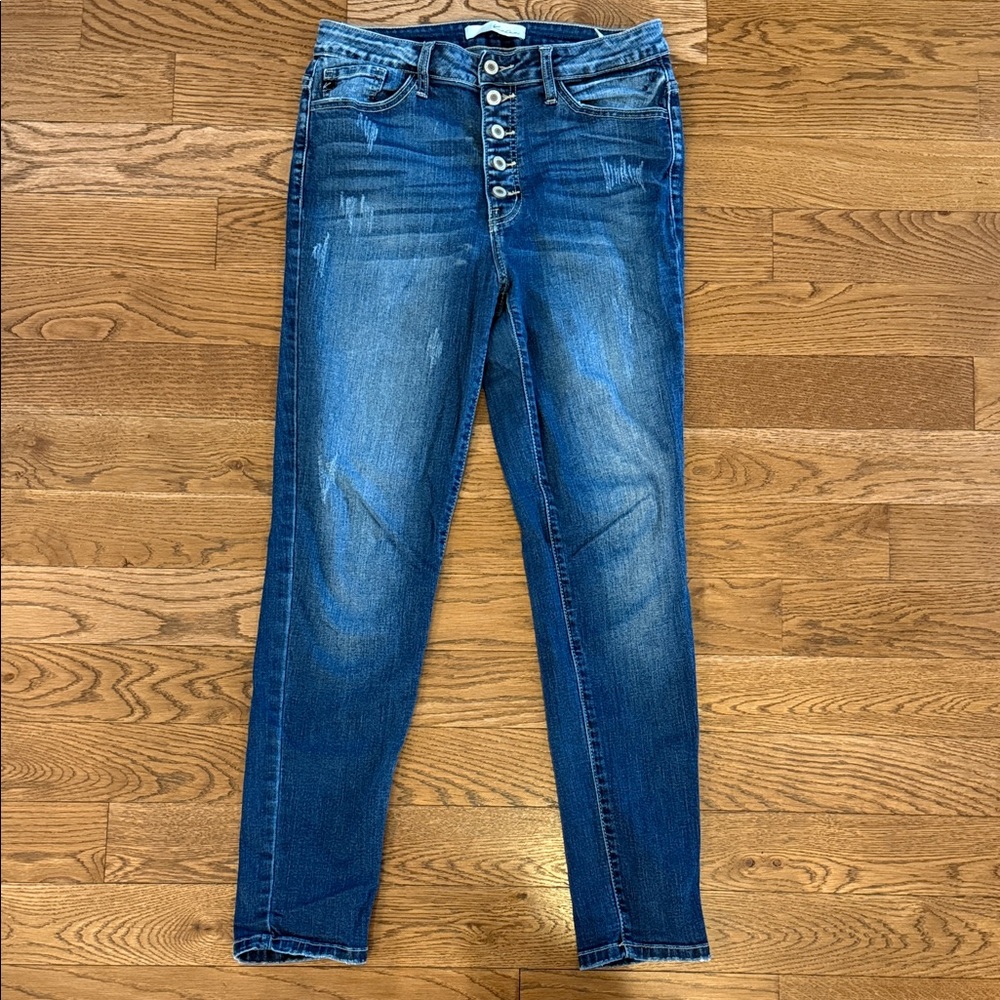 KanCan Estilo Button-Up Skinny Jeans